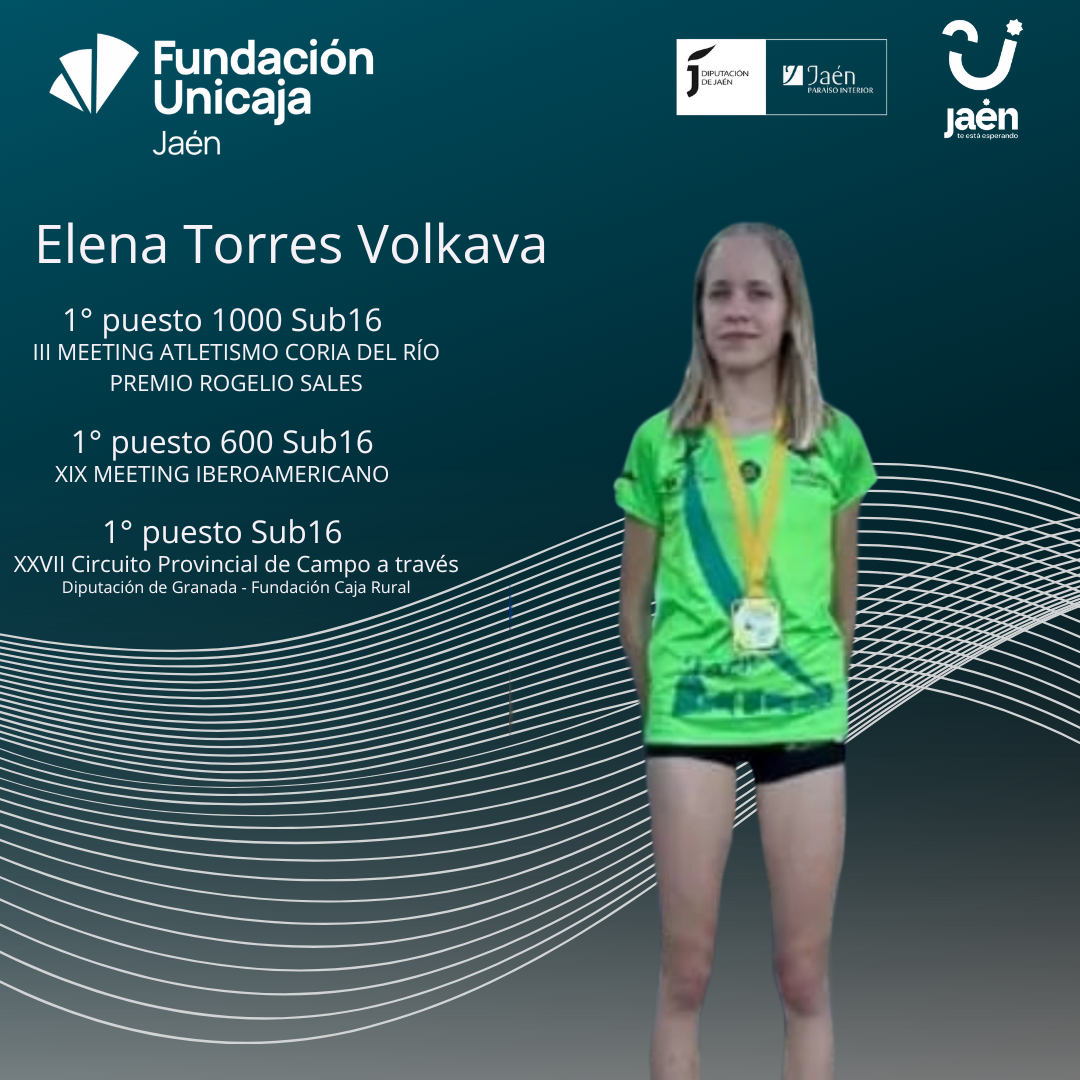 Enhorabuena a nuestra joven atleta granadina Sub16 Elena Torres