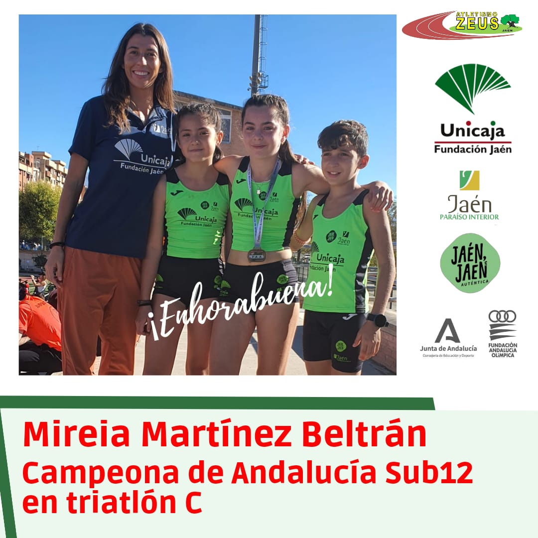 Enhorabuena Mireia Martínez Beltrán