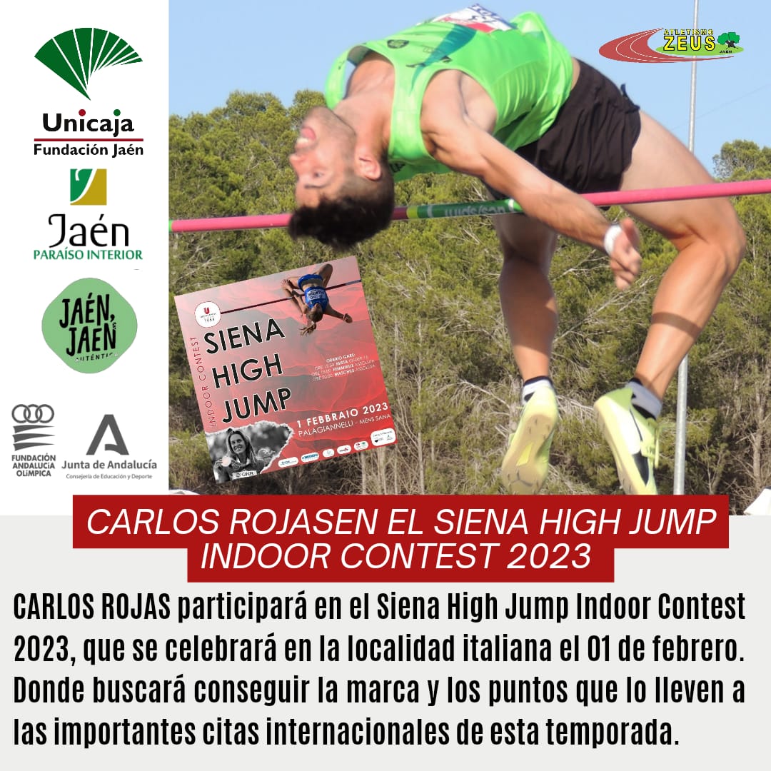 Carlos Rojas en el Siena High Jump Indoor Contest 2023