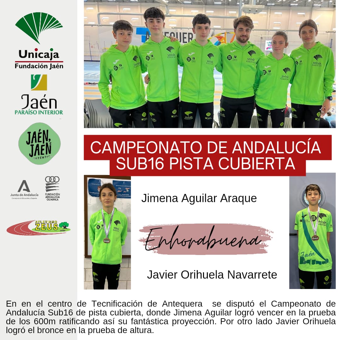Campeonato de Andalucía Sub16 Pista Cubierta
