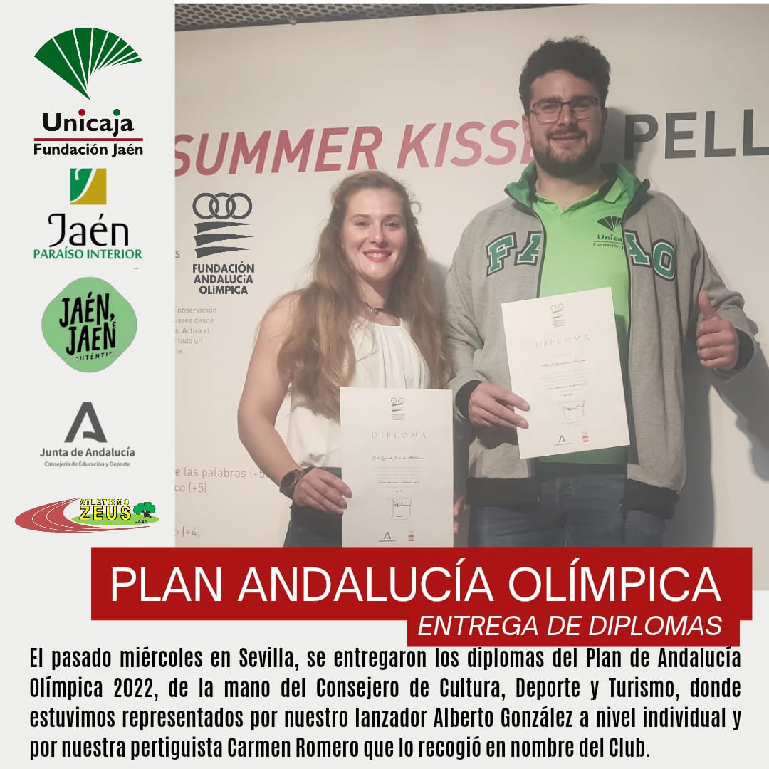 Plan Andalucía Olímpica Entrega de Diplomas