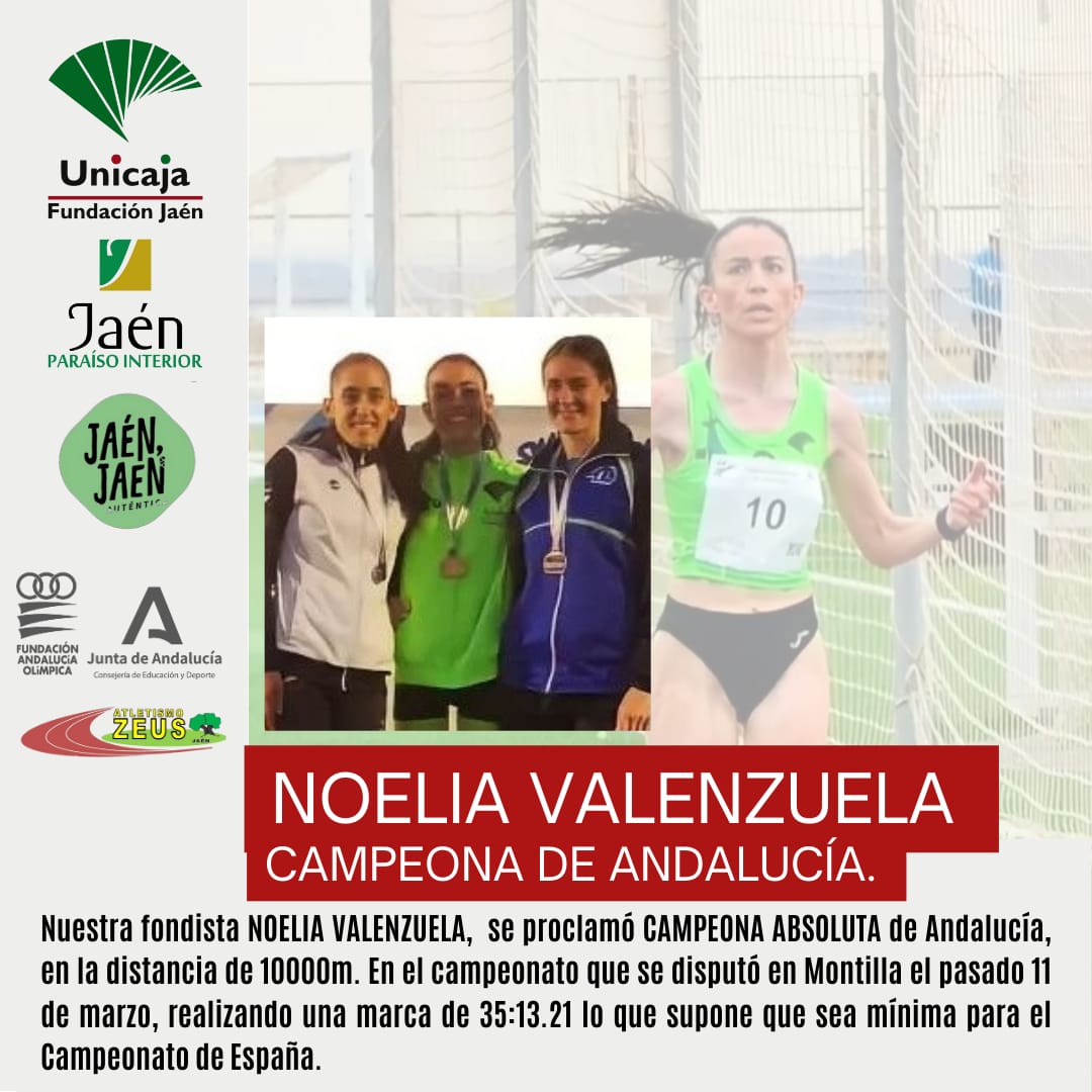 Noelia Valenzuela Campeona de Andalucía