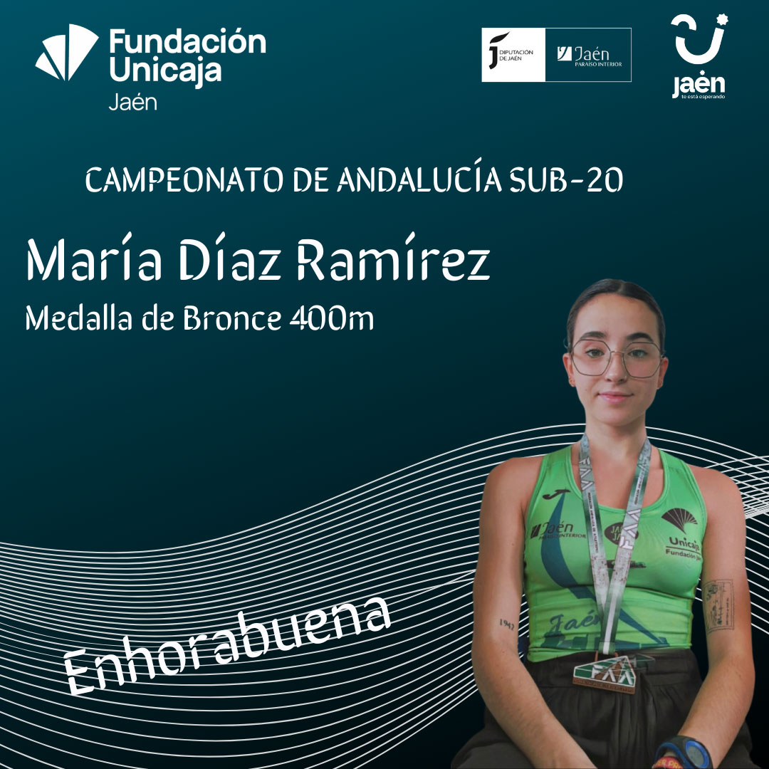 Enhorabuena a María Díaz por esa medalla de bronce