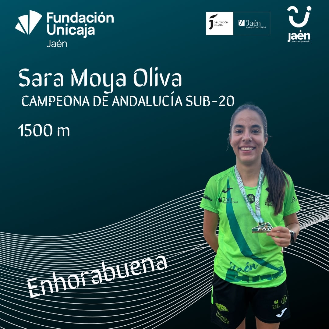 Sara Moya se proclama campeona de Andalucía Sub20
