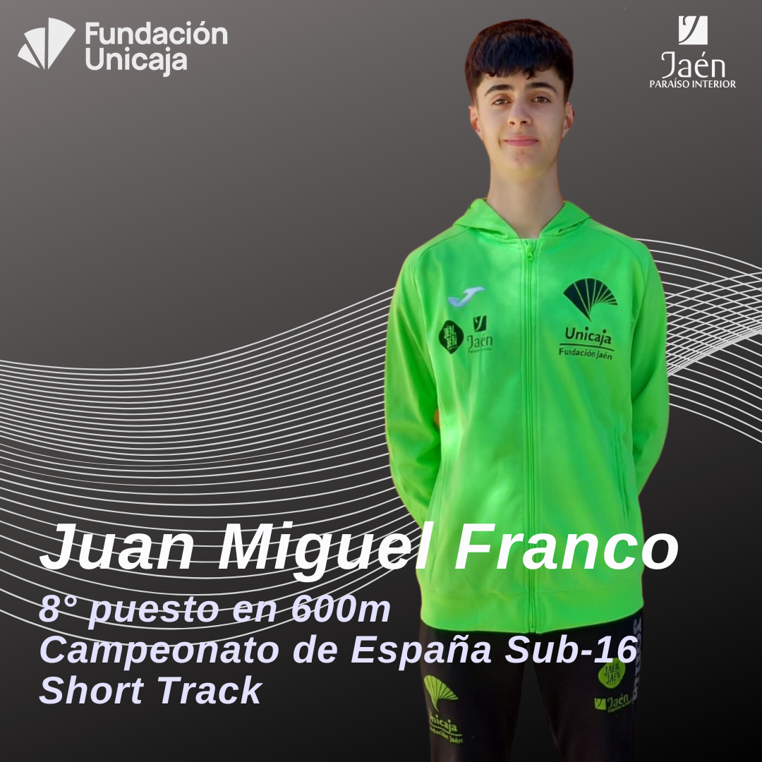 Enhorabuena a nuestro joven atleta Juan Miguel Franco