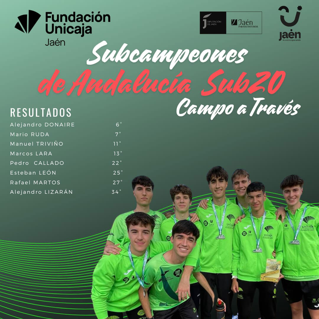 Nuestros atletas del equipo Sub20 masculino han logrado el Subcampeonato